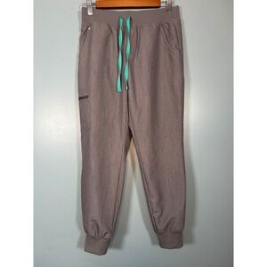 FIGS Women's Zamora Scrub Pants Joggers Charcoal Grey Technical Collection S/P